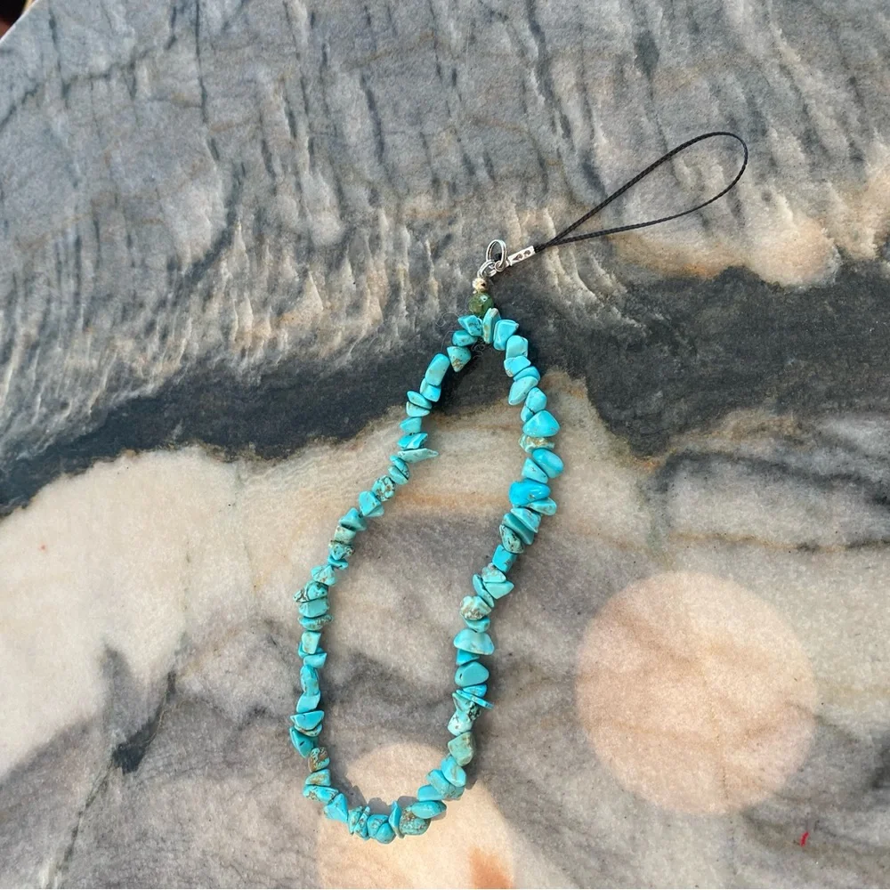 Free People Turquoise Beaded Wristband